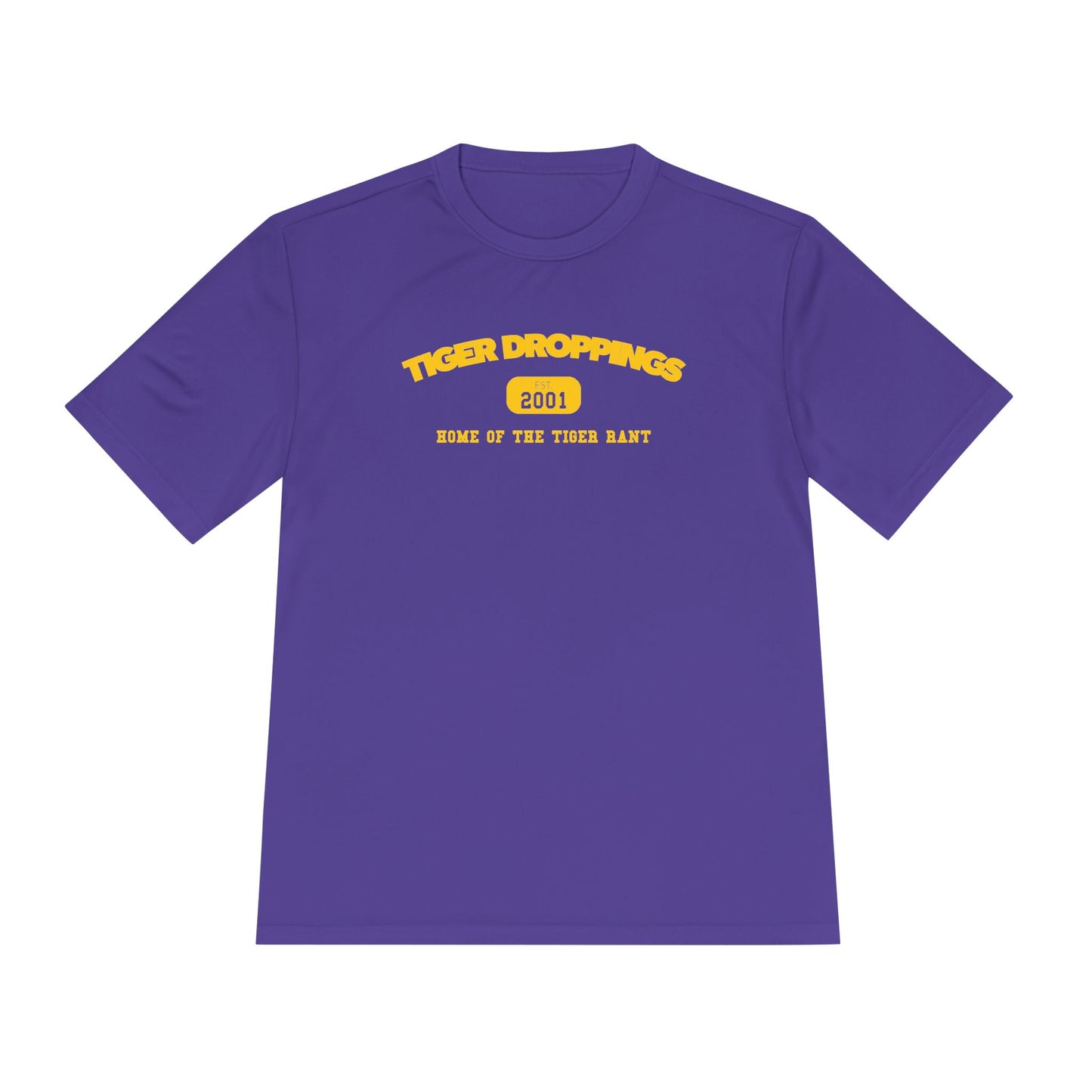 Home of the Tiger Rant Performance Tee